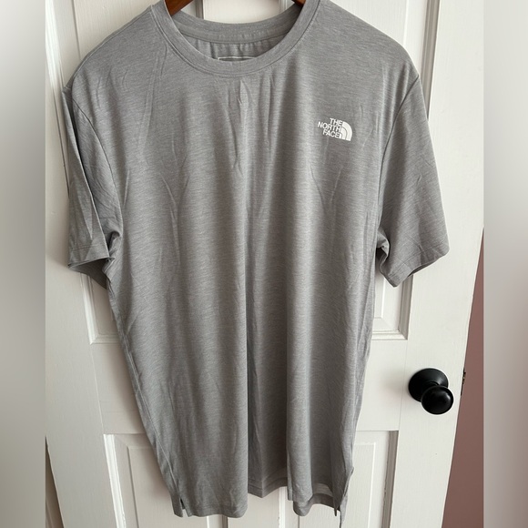 The North Face Men's Light Gray Short Sleeve Tee - Picture 1 of 3